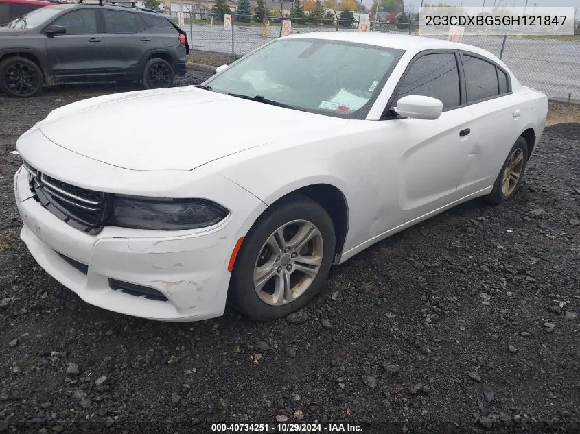 2016 Dodge Charger Se VIN: 2C3CDXBG5GH121847 Lot: 40734251