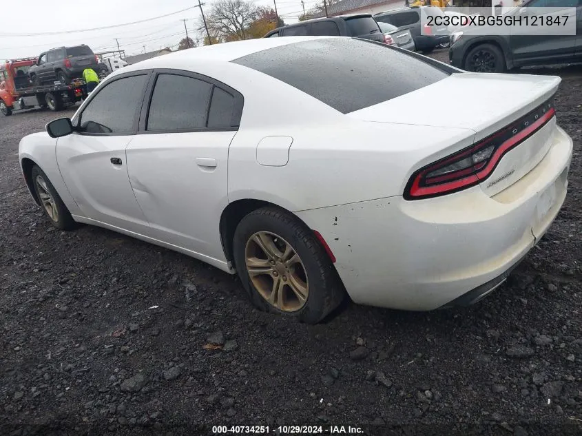 2016 Dodge Charger Se VIN: 2C3CDXBG5GH121847 Lot: 40734251