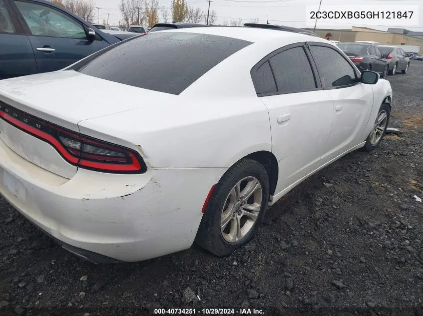 2016 Dodge Charger Se VIN: 2C3CDXBG5GH121847 Lot: 40734251