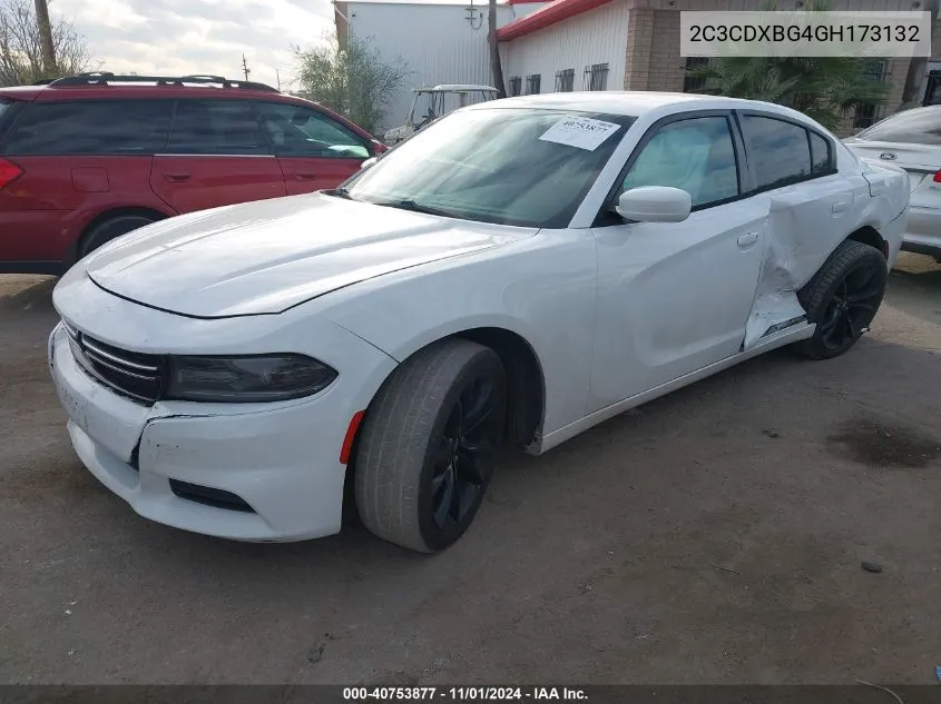 2016 Dodge Charger Se VIN: 2C3CDXBG4GH173132 Lot: 40753877