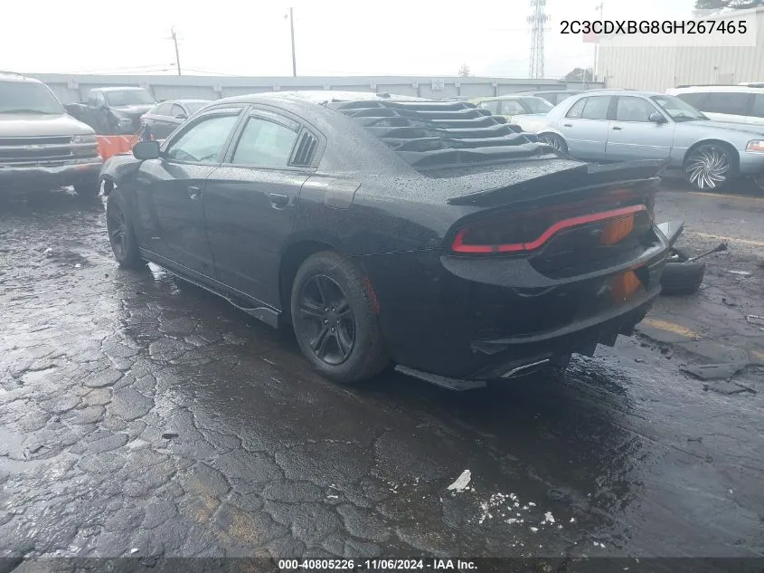 2016 Dodge Charger Se VIN: 2C3CDXBG8GH267465 Lot: 40805226