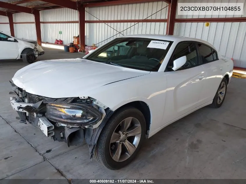 2016 Dodge Charger Se VIN: 2C3CDXBG7GH104855 Lot: 40809182