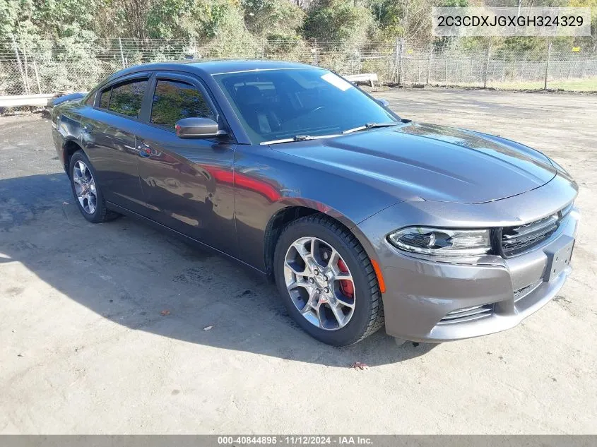 2016 Dodge Charger Sxt VIN: 2C3CDXJGXGH324329 Lot: 40844895