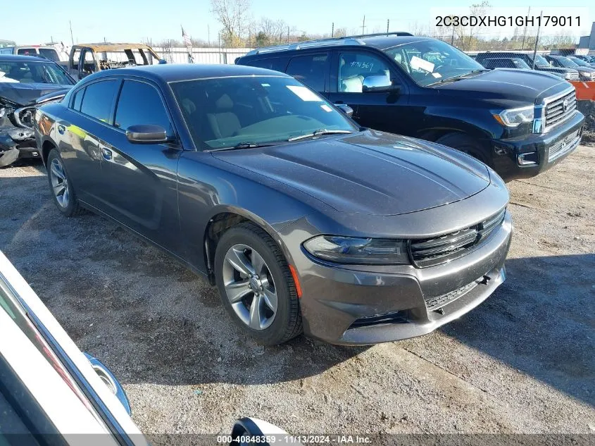 2C3CDXHG1GH179011 2016 Dodge Charger Sxt