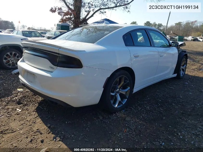 2016 Dodge Charger R/T VIN: 2C3CDXCT1GH199134 Lot: 40925392