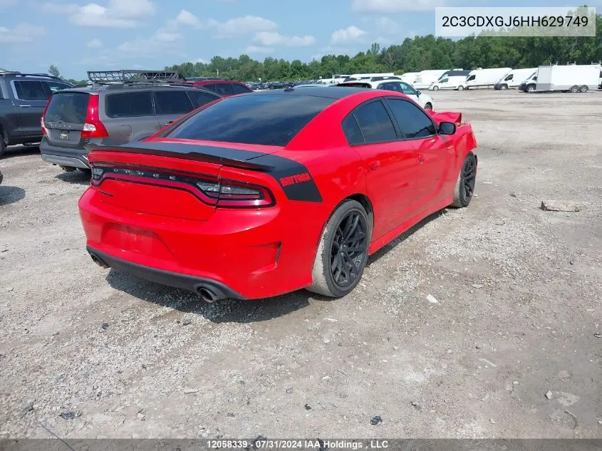 2C3CDXGJ6HH629749 2017 Dodge Charger R/T 392