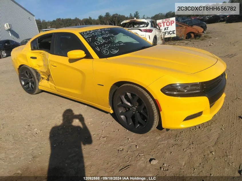 2017 Dodge Charger R/T VIN: 2C3CDXCT8HH656782 Lot: 12092588