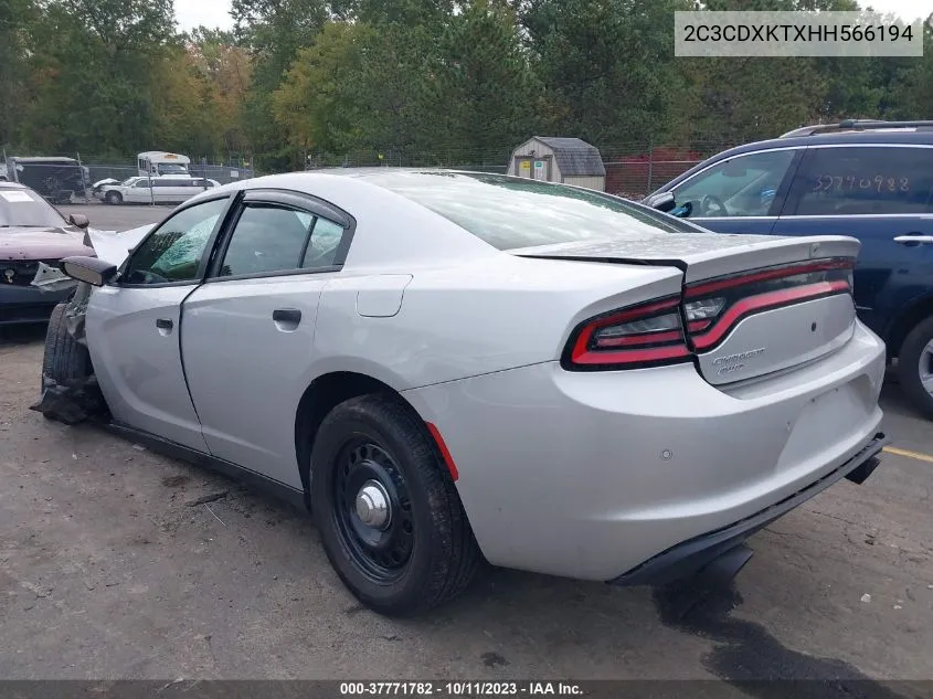 2017 Dodge Charger Police Awd VIN: 2C3CDXKTXHH566194 Lot: 37771782