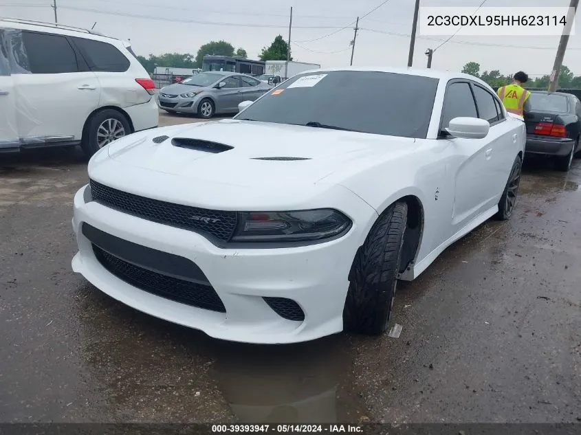 2017 Dodge Charger Srt Hellcat Rwd VIN: 2C3CDXL95HH623114 Lot: 39393947