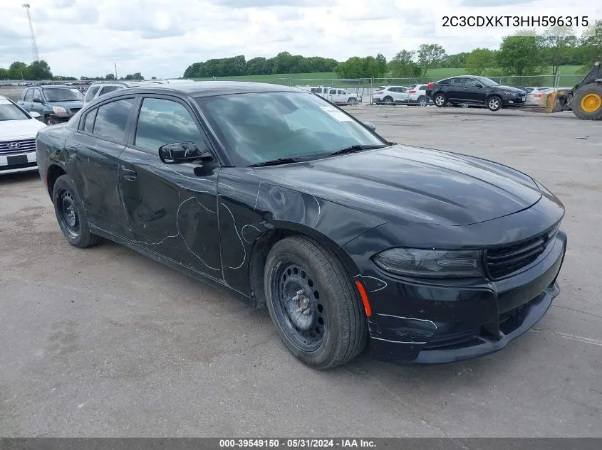 2C3CDXKT3HH596315 2017 Dodge Charger Police Awd