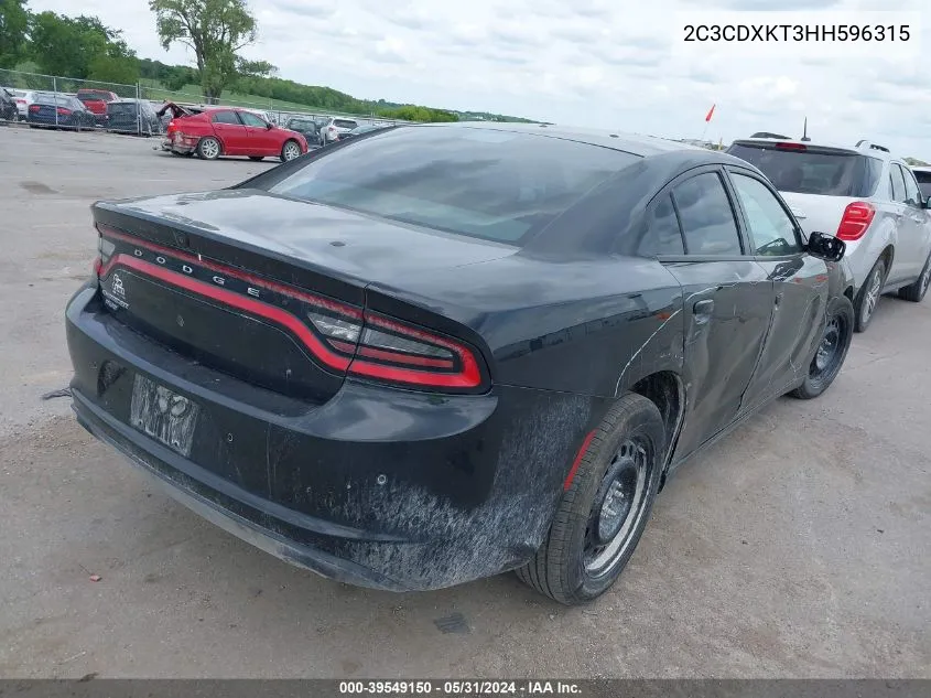 2C3CDXKT3HH596315 2017 Dodge Charger Police Awd