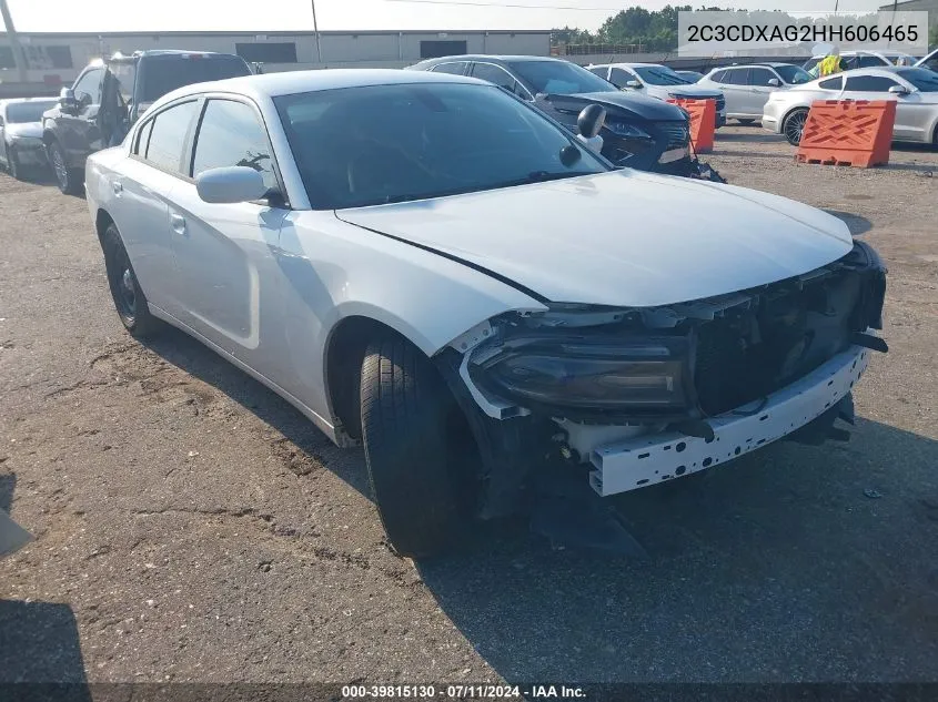 2C3CDXAG2HH606465 2017 Dodge Charger Police Rwd