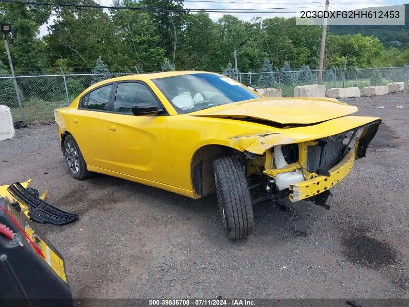 2C3CDXFG2HH612453 2017 Dodge Charger Se Awd