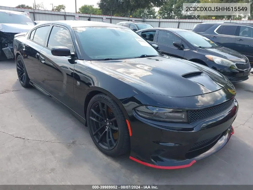 2017 Dodge Charger Daytona 392 Rwd VIN: 2C3CDXGJ5HH615549 Lot: 39989952