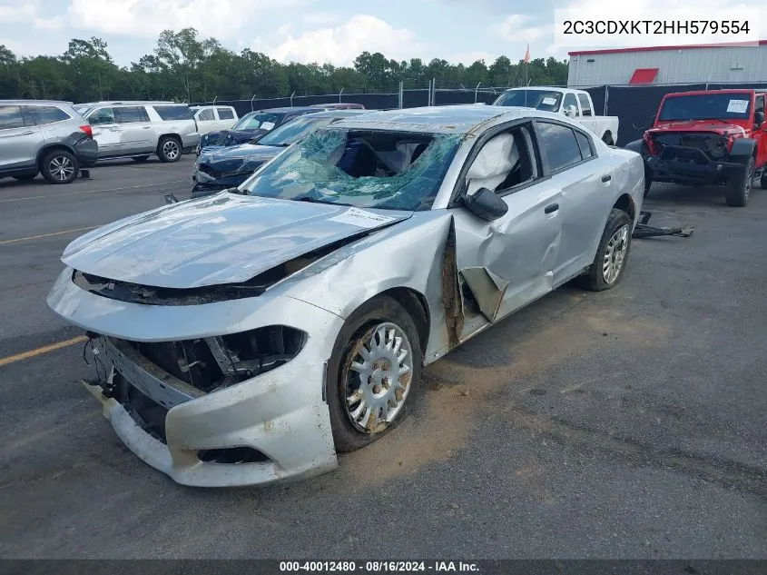 2017 Dodge Charger Police Awd VIN: 2C3CDXKT2HH579554 Lot: 40012480