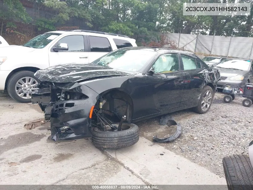 2C3CDXJG1HH582143 2017 Dodge Charger Sxt Awd