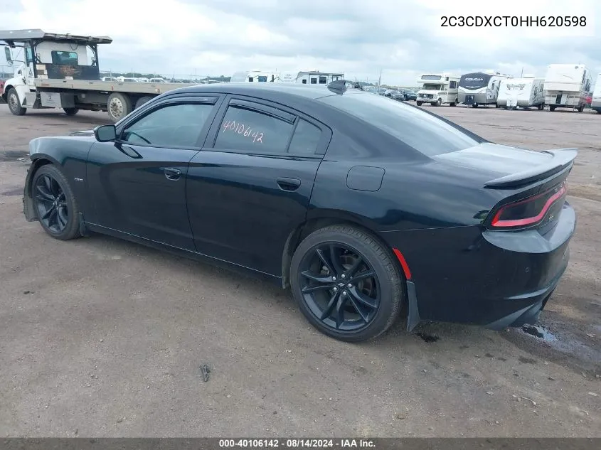 2C3CDXCT0HH620598 2017 Dodge Charger R/T Rwd