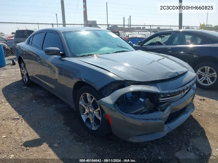 2C3CDXFG0HH660825 2017 Dodge Charger Se Awd