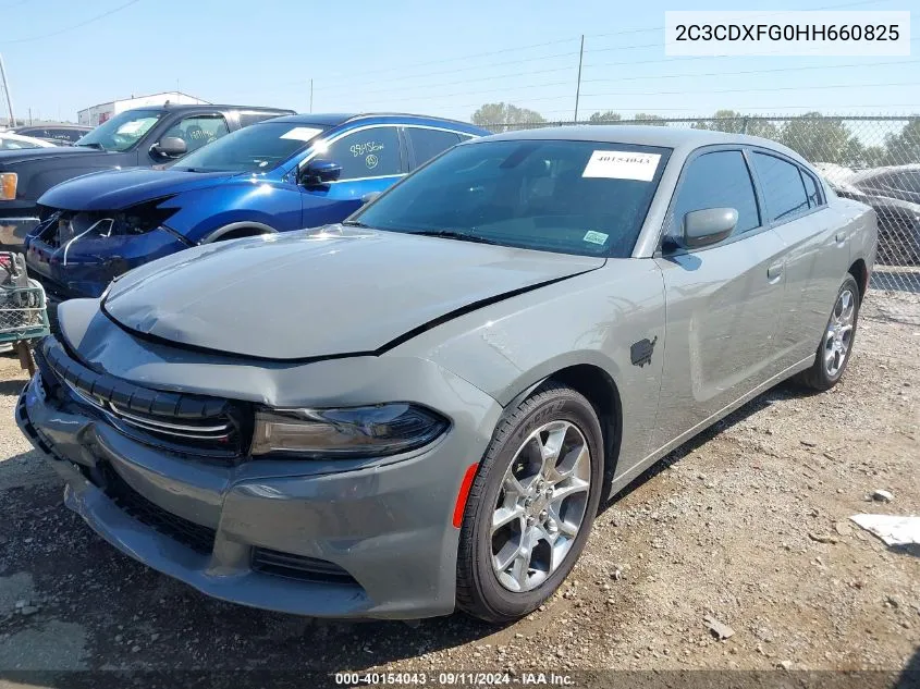 2017 Dodge Charger Se Awd VIN: 2C3CDXFG0HH660825 Lot: 40154043