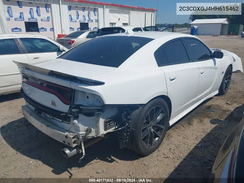 2C3CDXGJ4HH615462 2017 Dodge Charger R/T Scat Pack Rwd