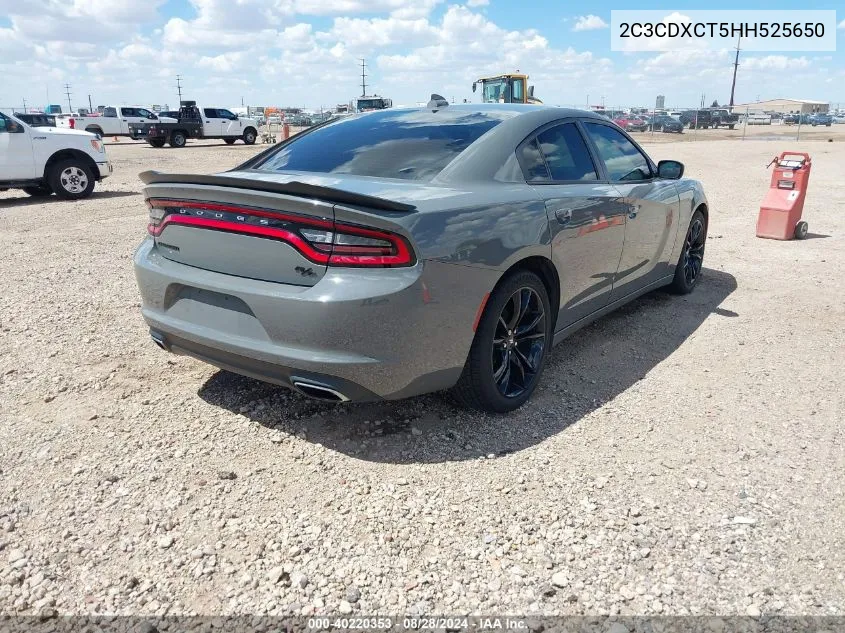 2C3CDXCT5HH525650 2017 Dodge Charger R/T Rwd