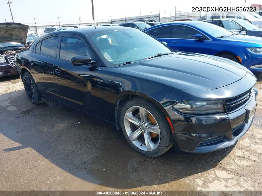 2017 Dodge Charger Sxt Rwd VIN: 2C3CDXHG2HH556723 Lot: 40268843