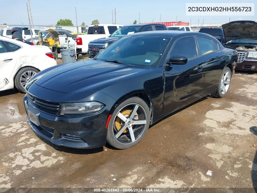 2017 Dodge Charger Sxt Rwd VIN: 2C3CDXHG2HH556723 Lot: 40268843