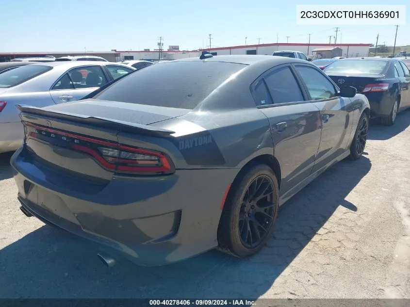 2017 Dodge Charger Daytona 340 Rwd VIN: 2C3CDXCT0HH636901 Lot: 40278406