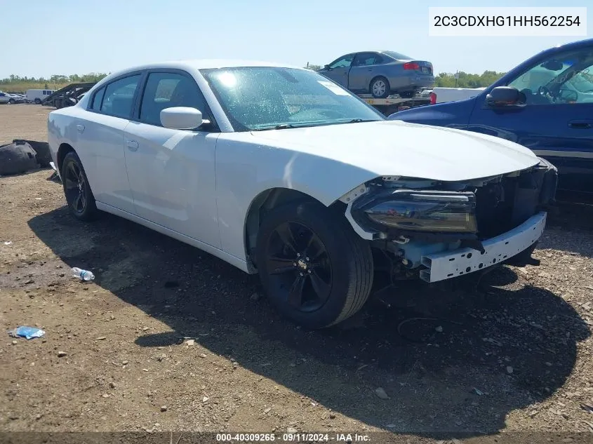 2C3CDXHG1HH562254 2017 Dodge Charger Sxt Rwd