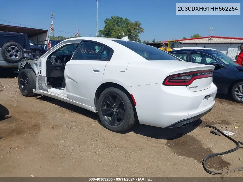 2C3CDXHG1HH562254 2017 Dodge Charger Sxt Rwd