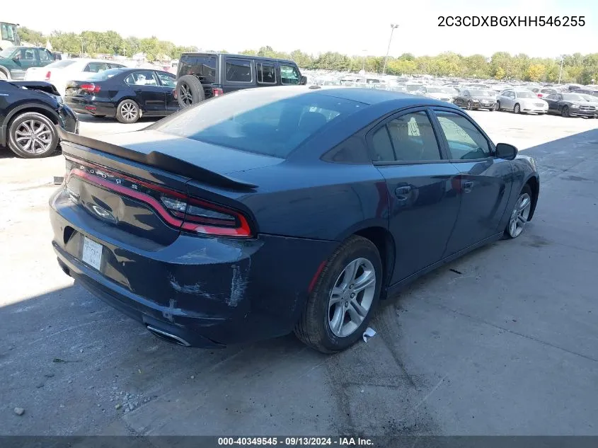 2017 Dodge Charger Se Rwd VIN: 2C3CDXBGXHH546255 Lot: 40349545