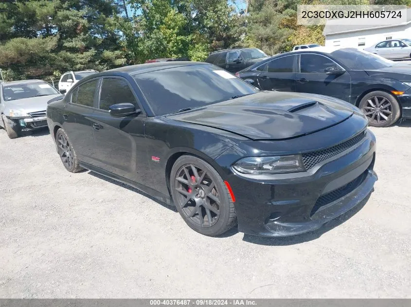 2C3CDXGJ2HH605724 2017 Dodge Charger R/T Scat Pack