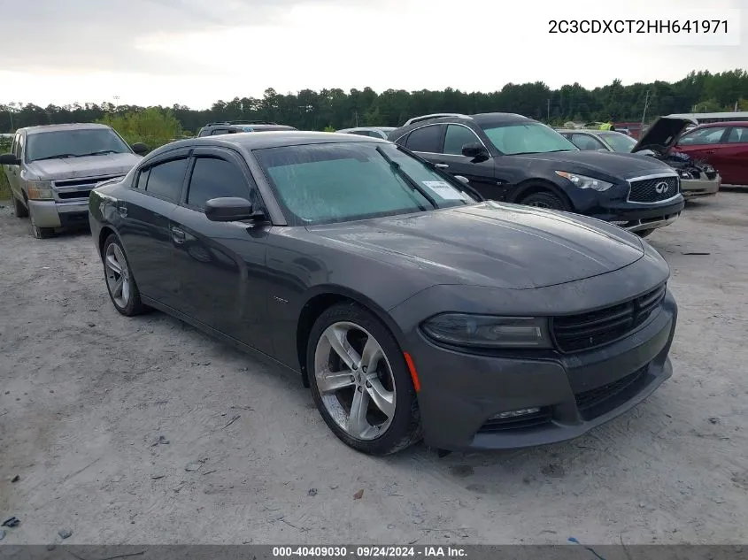 2017 Dodge Charger R/T Rwd VIN: 2C3CDXCT2HH641971 Lot: 40409030