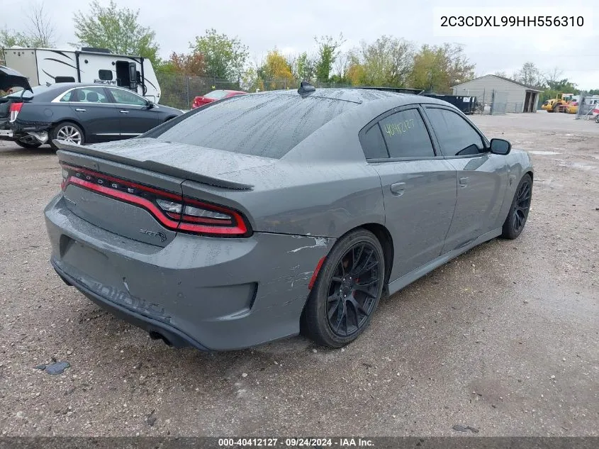 2C3CDXL99HH556310 2017 Dodge Charger Srt Hellcat Rwd