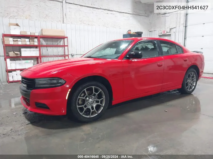 2C3CDXFG4HH541627 2017 Dodge Charger Se Awd