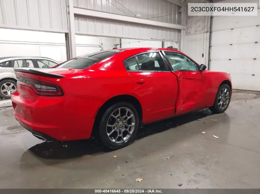 2C3CDXFG4HH541627 2017 Dodge Charger Se Awd