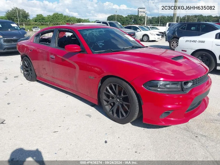 2C3CDXGJ6HH635082 2017 Dodge Charger R/T Scat Pack Rwd