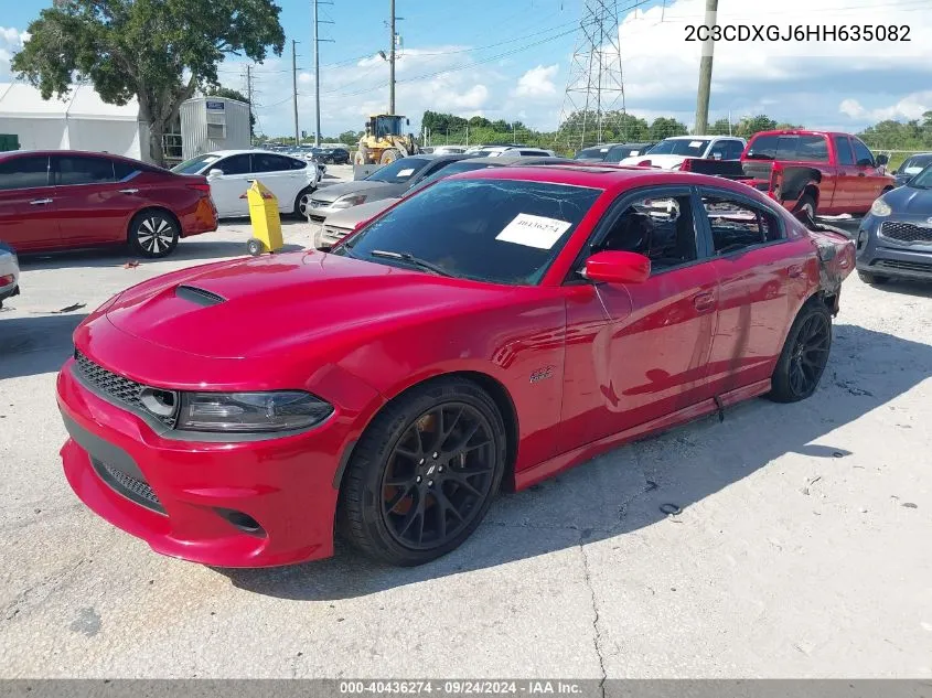 2C3CDXGJ6HH635082 2017 Dodge Charger R/T Scat Pack Rwd