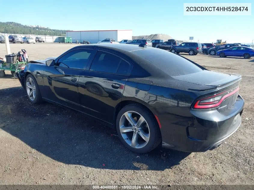 2C3CDXCT4HH528474 2017 Dodge Charger R/T Rwd