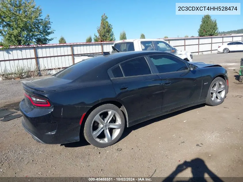 2C3CDXCT4HH528474 2017 Dodge Charger R/T Rwd