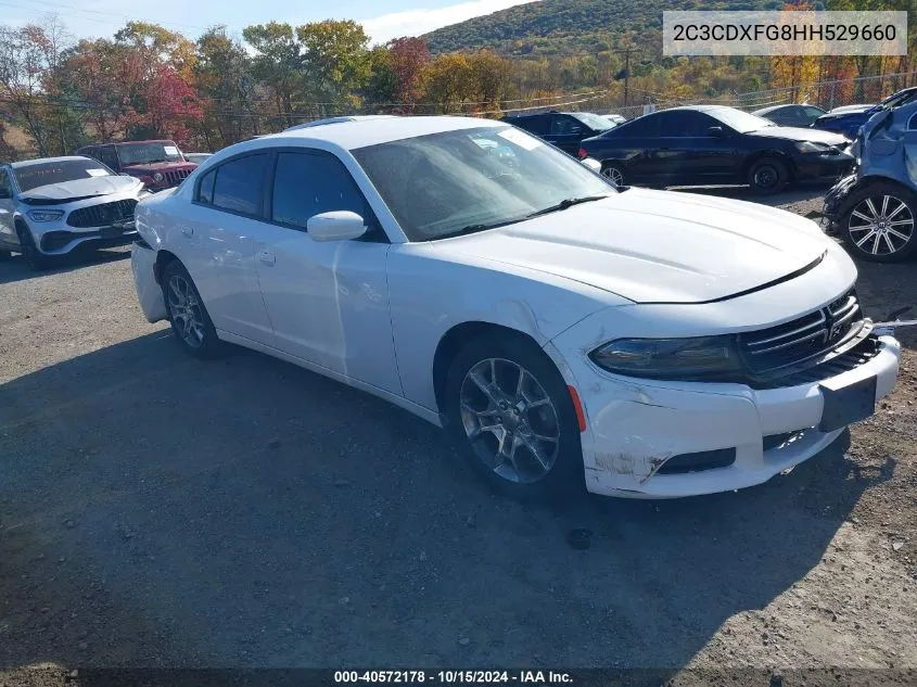 2017 Dodge Charger Se Awd VIN: 2C3CDXFG8HH529660 Lot: 40572178