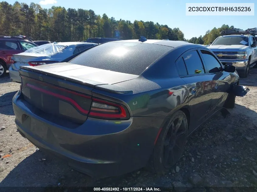 2017 Dodge Charger R/T Rwd VIN: 2C3CDXCT8HH635236 Lot: 40582492