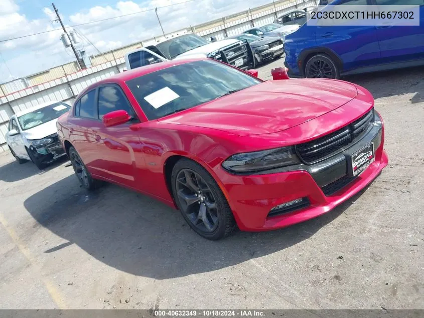 2C3CDXCT1HH667302 2017 Dodge Charger R/T Rwd