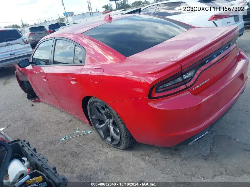 2C3CDXCT1HH667302 2017 Dodge Charger R/T Rwd