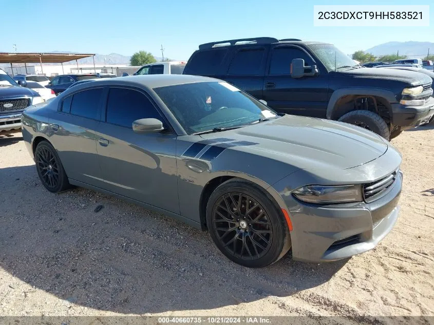 2017 Dodge Charger R/T Rwd VIN: 2C3CDXCT9HH583521 Lot: 40660735