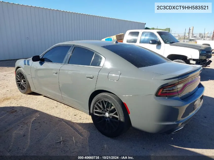 2017 Dodge Charger R/T Rwd VIN: 2C3CDXCT9HH583521 Lot: 40660735