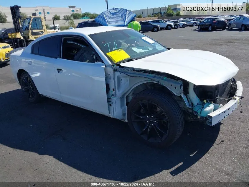 2017 Dodge Charger R/T Rwd VIN: 2C3CDXCT6HH609377 Lot: 40671736