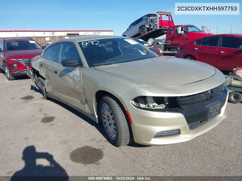 2C3CDXKTXHH597753 2017 Dodge Charger Police Awd