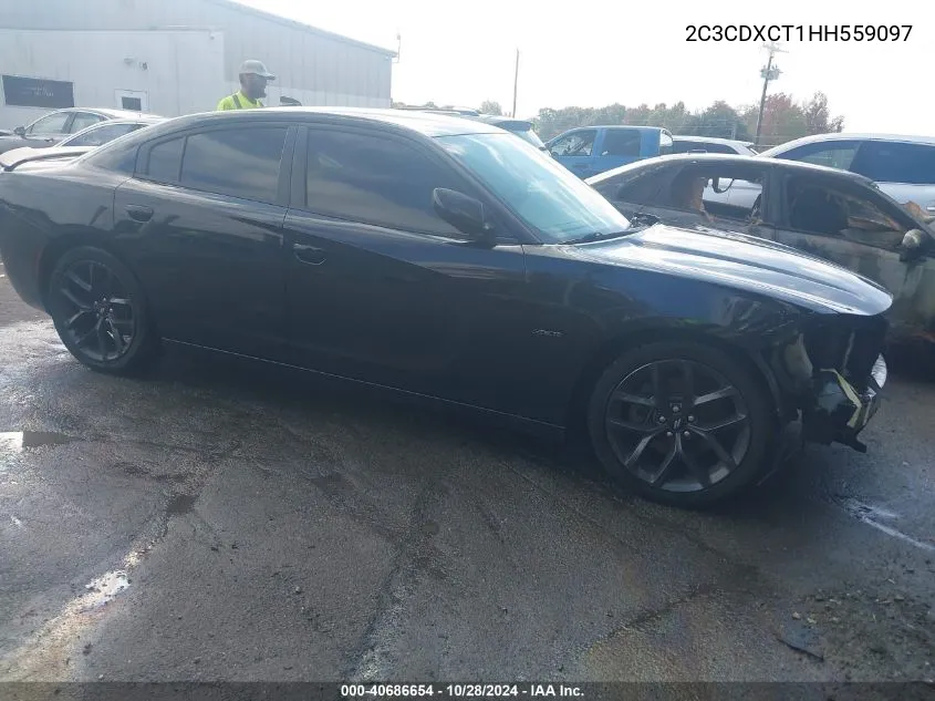 2C3CDXCT1HH559097 2017 Dodge Charger R/T Rwd