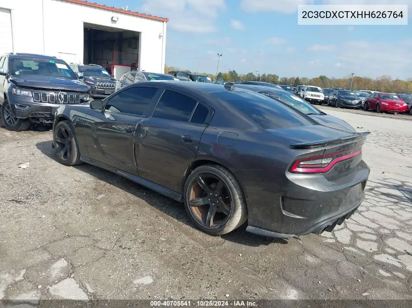 2017 Dodge Charger R/T Rwd VIN: 2C3CDXCTXHH626764 Lot: 40705541